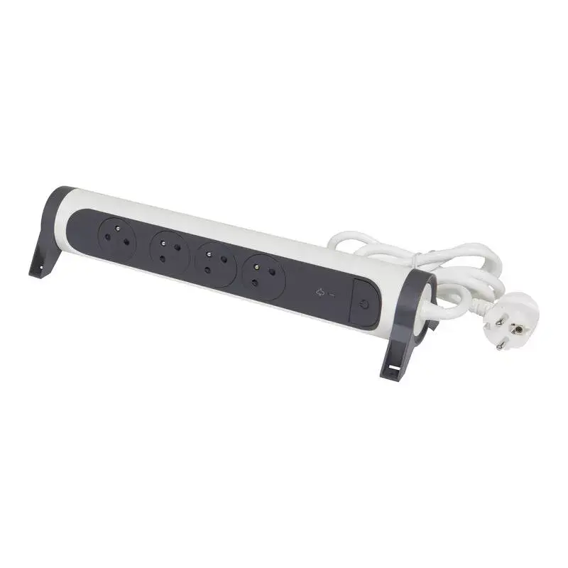 Unidade de distribuição de energia Legrand 0 494 15 4 tomadas AC Cinzento Branco