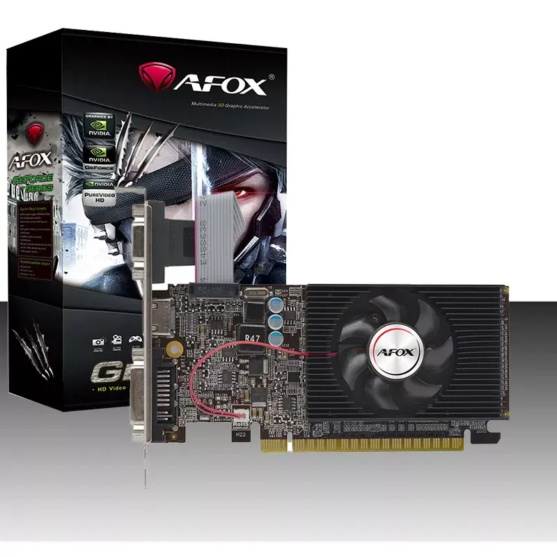Placa gráfica AFOX AF610-1024D3L7-V5 NVIDIA GeForce GT 610, 1 GB GDDR3, 64 bits, PCIe 2.0