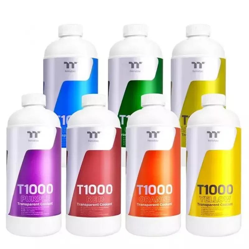 Líquido de arrefecimento Thermaltake T1000 pronto a usar 1 L, à base de propanodiol, verde