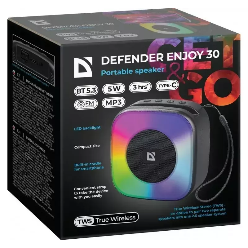 Coluna Bluetooth DEFENDER ENJOY 30 5W