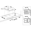 Placa de vitrocerâmica encastrável Whirlpool WRD 6030 B preta 30 cm 2 zona(s)