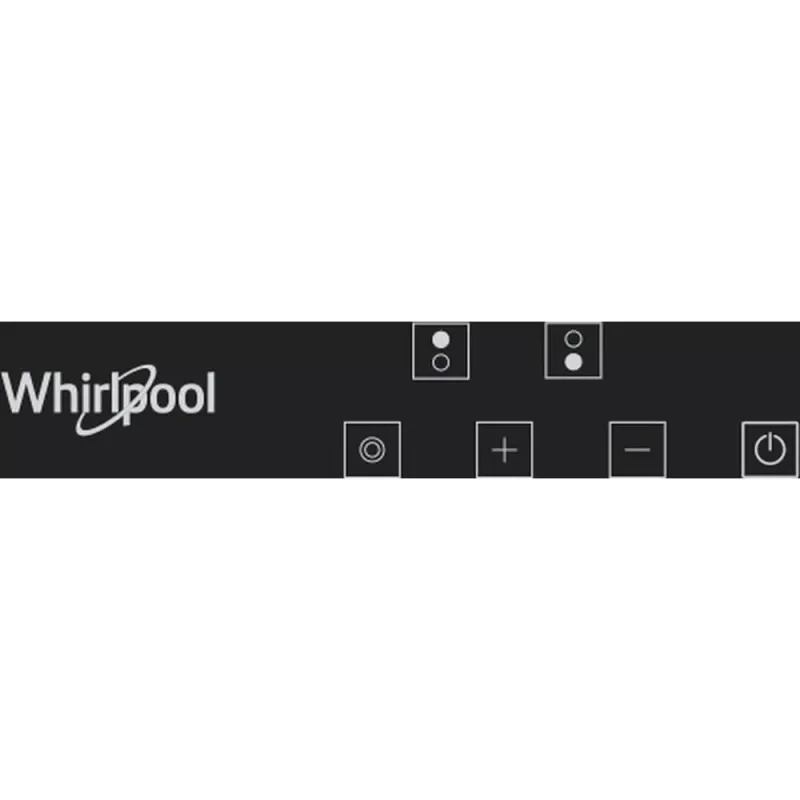Placa de vitrocerâmica encastrável Whirlpool WRD 6030 B preta 30 cm 2 zona(s)