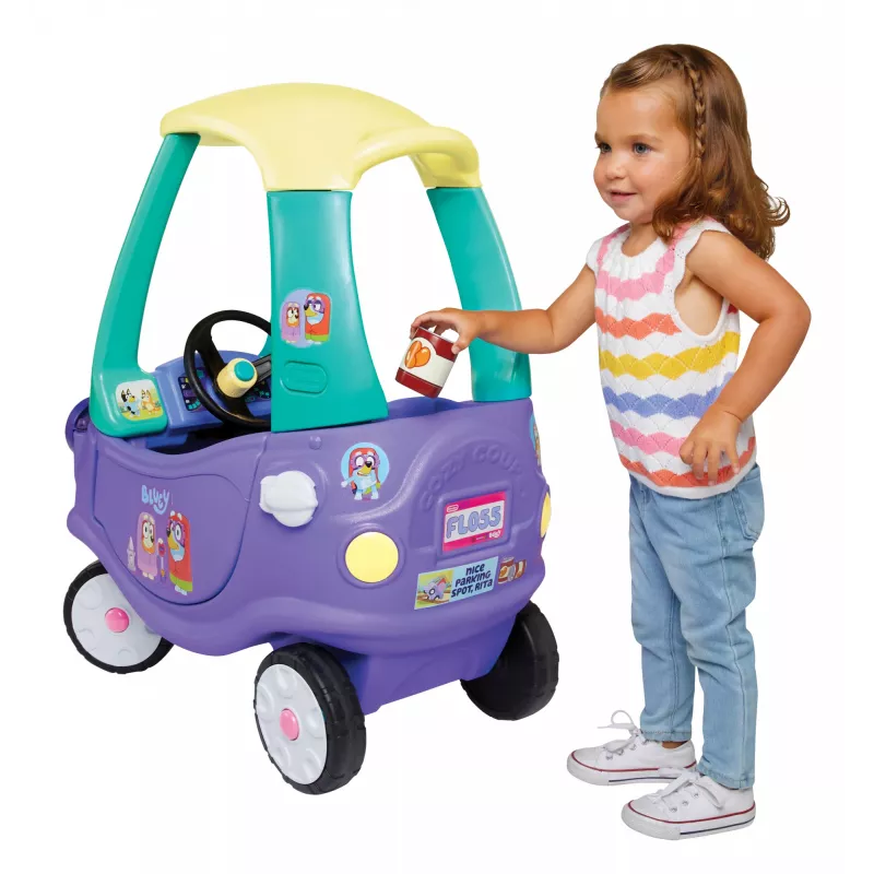 Little Tikes Bluey Grannies Car Coupe carrinho de deslizar