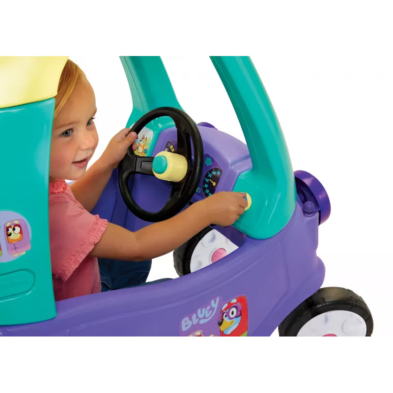 Little Tikes Bluey Grannies Car Coupe carrinho de deslizar