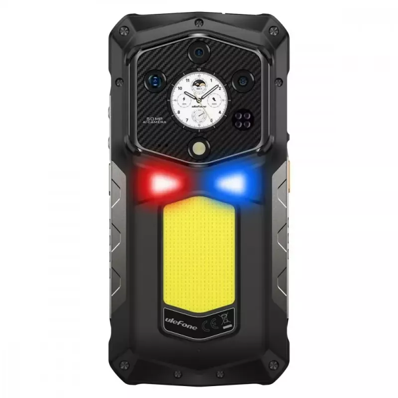 Smartphone UleFone Armor 29 Pro 5G 16/512GB preto, robusto 5G, 16GB RAM, 512GB armazenamento