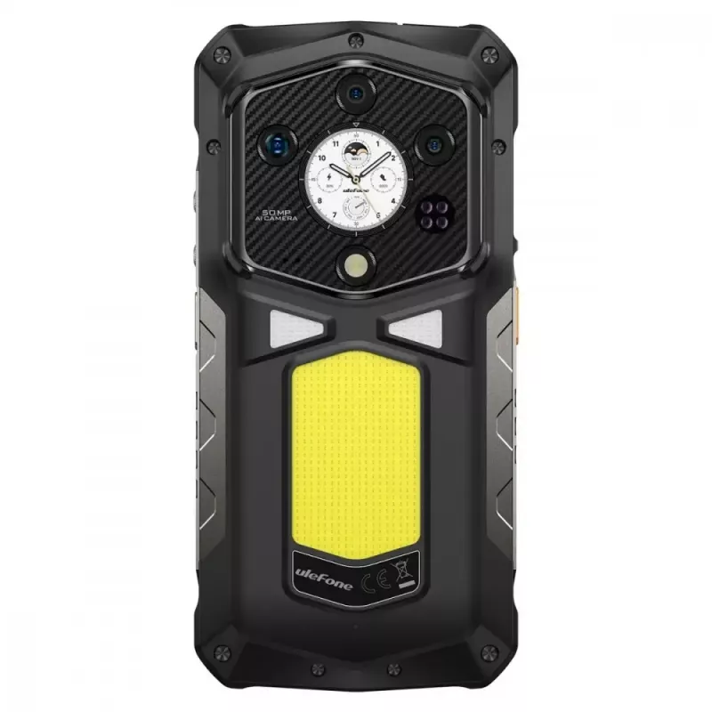 Smartphone UleFone Armor 29 Pro 5G 16/512GB preto, robusto 5G, 16GB RAM, 512GB armazenamento