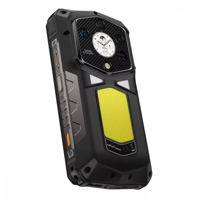 Smartphone UleFone Armor 29 Pro 5G 16/512GB preto, robusto 5G, 16GB RAM, 512GB armazenamento