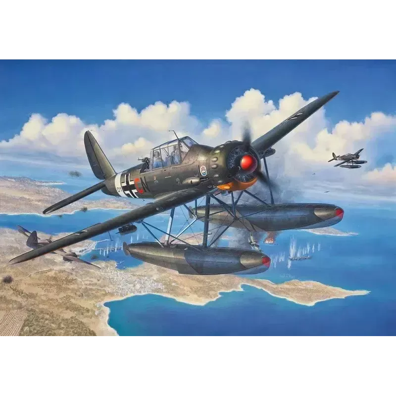 Maquete em plástico REVELL ARADO AR 196A-3 hidroavião à escala 1:32