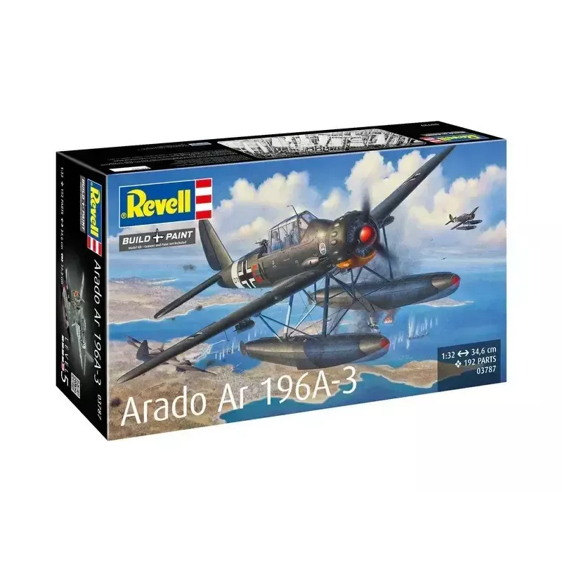 Maquete em plástico REVELL ARADO AR 196A-3 hidroavião à escala 1:32