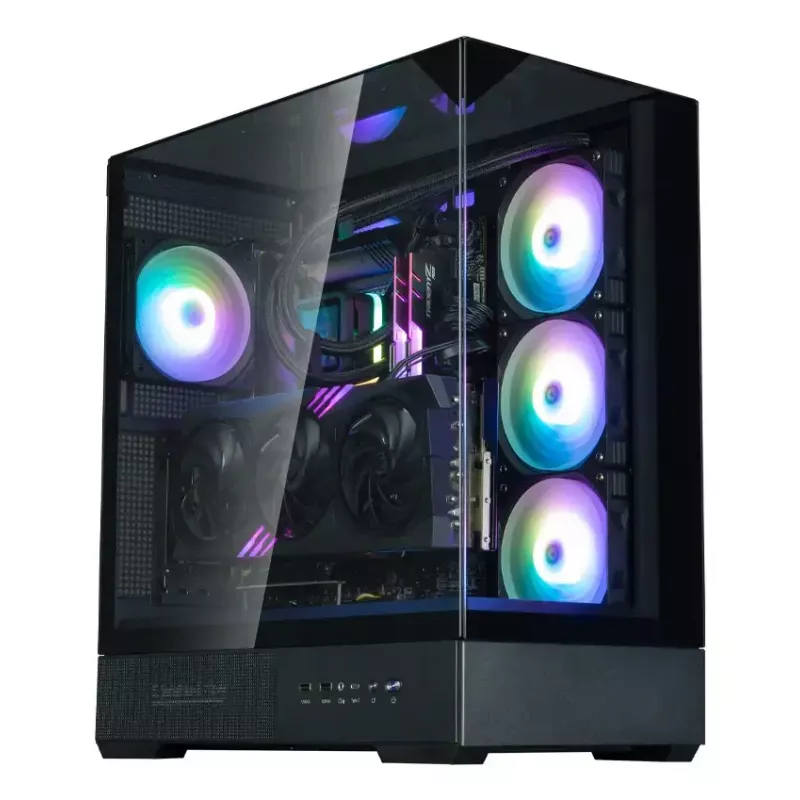 Caixa de PC Zalman P40 Prism Plus Midi Tower preto