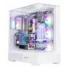 Caixa de PC Zalman P40 Prism Plus branco Midi Tower