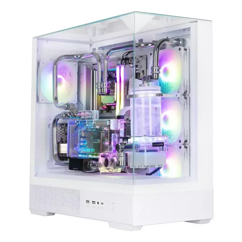 Caixa de PC Zalman P40 Prism Plus branco Midi Tower