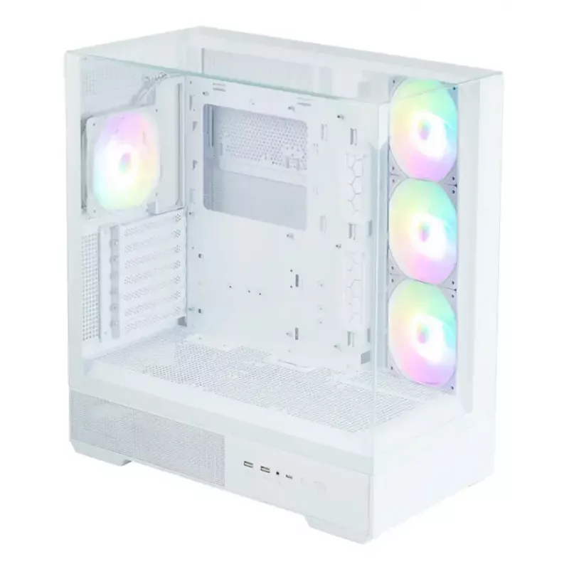 Caixa de PC Zalman P40 Prism Plus branco Midi Tower