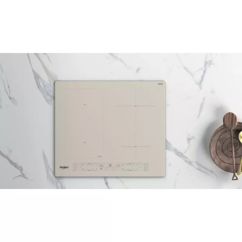 Placa de indução encastrável Whirlpool WLB6860NE/S prateada 4 zonas
