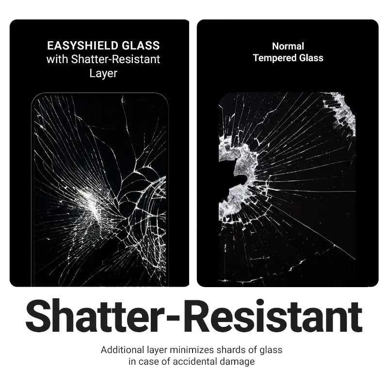 Protetor de ecrã em vidro temperado Crong EasyShield 2-Pack Full Glue para iPhone 16e / iPhone 14 / iPhone 13 / iPhone 13 Pro, aluminossilicato, brilhante
