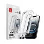 Protetor de ecrã em vidro temperado Crong EasyShield 2-Pack Full Glue para iPhone 16e / iPhone 14 / iPhone 13 / iPhone 13 Pro, aluminossilicato, brilhante
