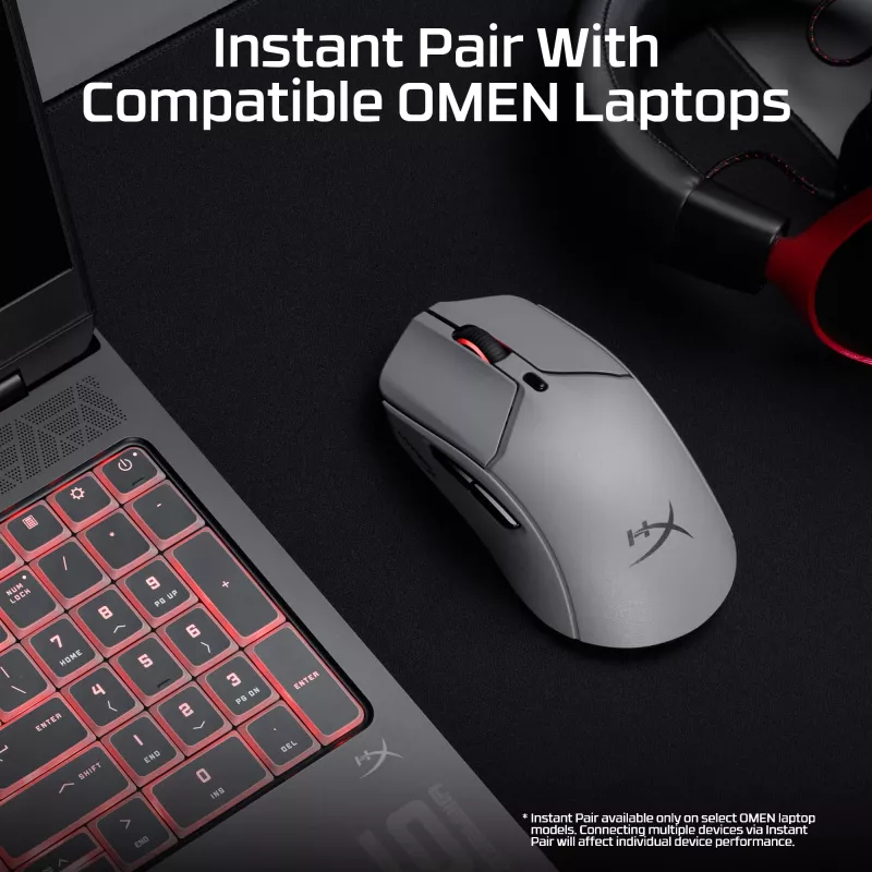 Rato gaming sem fios HyperX Pulsefire Haste 2 Pro - 4K