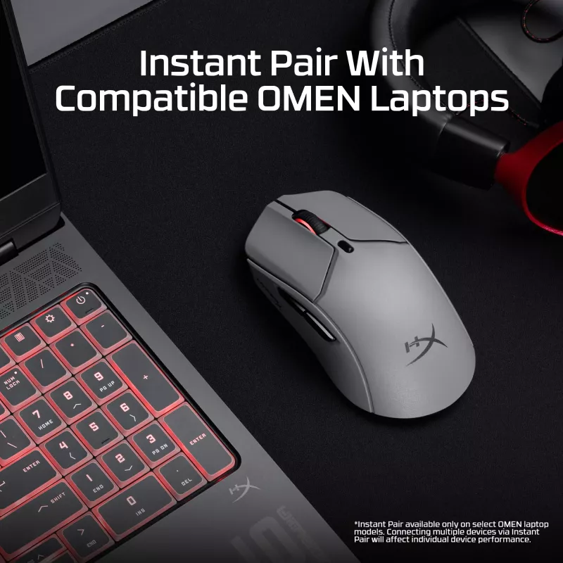 Rato gaming sem fios HyperX Pulsefire Haste 2 Pro - 4K