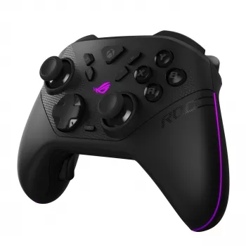 Comando ASUS ROG Raikiri II XBox WL — Bluetooth, RF, USB Type-C, PC/Xbox One/Series S/X, preto, cabo de 2,5 m, bateria até 50 h