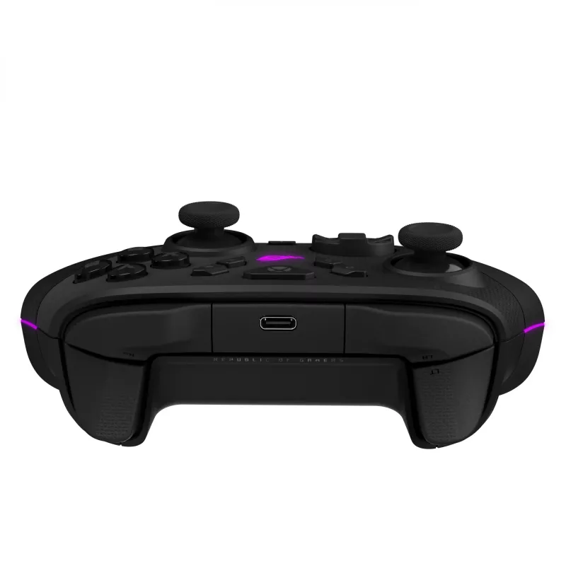 Comando ASUS ROG Raikiri II XBox WL — Bluetooth, RF, USB Type-C, PC/Xbox One/Series S/X, preto, cabo de 2,5 m, bateria até 50 h