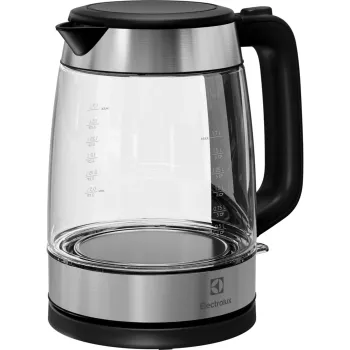 Chaleira elétrica Electrolux E4GK1-4GB 1,7 L 2200 W preto, aço inoxidável, transparente