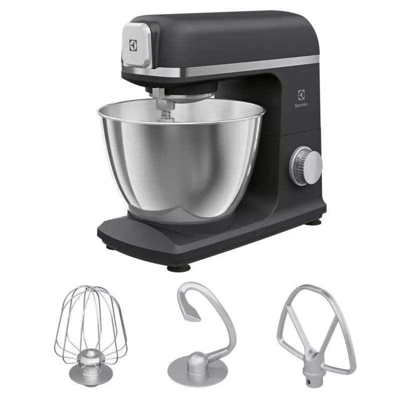 Robot de cozinha Electrolux E5KM1-6GBP 1200 W 5 L preto, cinzento