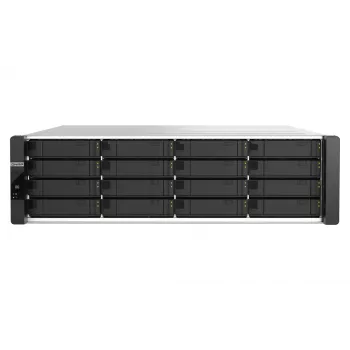QNAP ES1686dc R2 NAS Rack (3U) Intel® Xeon® D D-2142IT 48 GB DDR4 0 TB QNAP QES preto, cinzento