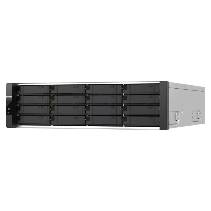 QNAP ES1686dc R2 NAS Rack (3U) Intel® Xeon® D D-2142IT 48 GB DDR4 0 TB QNAP QES preto, cinzento