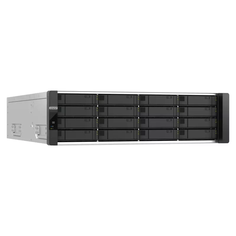 QNAP ES1686dc R2 NAS Rack (3U) Intel® Xeon® D D-2142IT 48 GB DDR4 0 TB QNAP QES preto, cinzento
