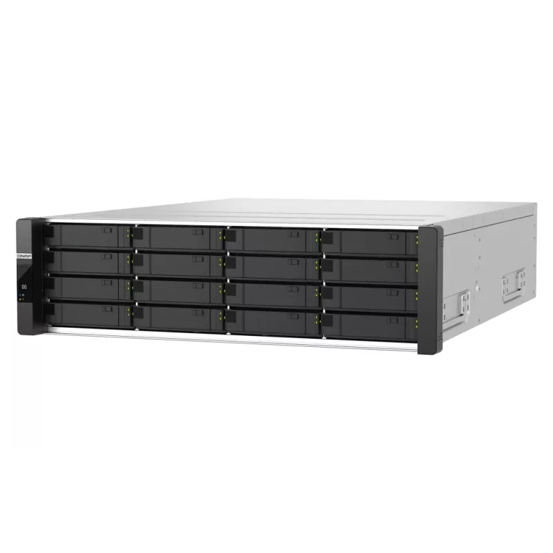 QNAP ES1686dc R2 NAS Rack (3U) Intel® Xeon® D D-2142IT 48 GB DDR4 0 TB QNAP QES preto, cinzento