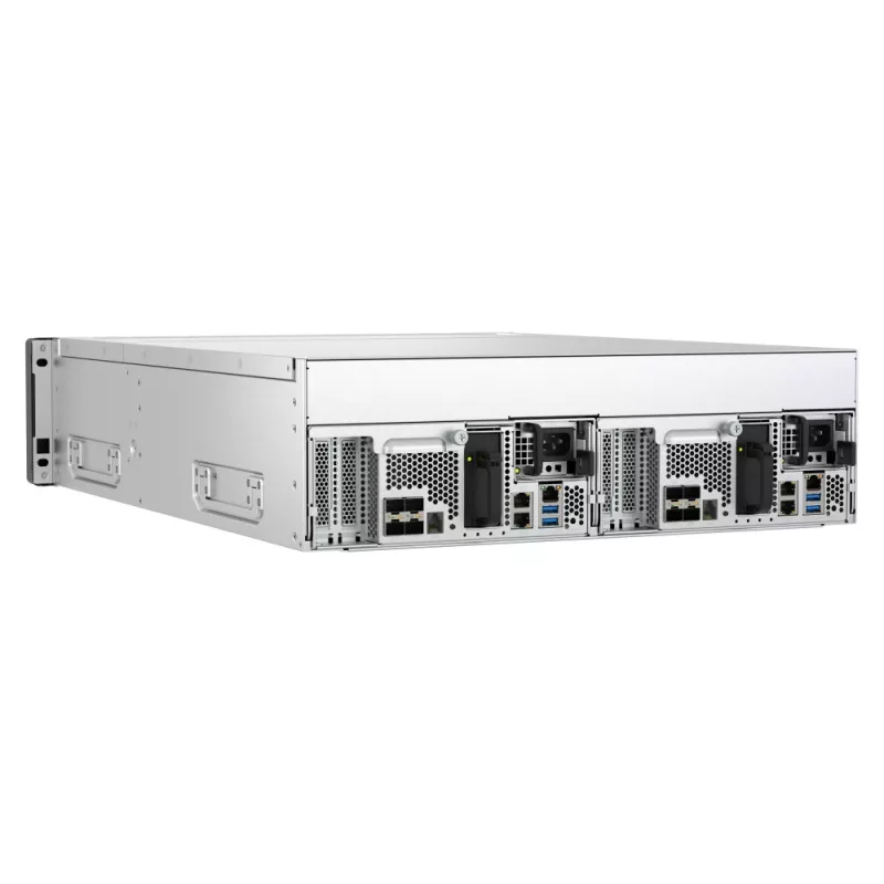 QNAP ES1686dc R2 NAS Rack (3U) Intel® Xeon® D D-2142IT 48 GB DDR4 0 TB QNAP QES preto, cinzento