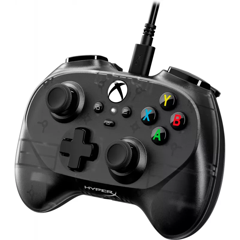 Comando de jogos HyperX Clutch Tanto Mini WD, joystick, Xbox, Xbox One, com fios, USB, preto, 2,95 m