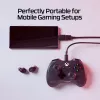 Comando de jogos HyperX Clutch Tanto Mini WD, joystick, Xbox, Xbox One, com fios, USB, preto, 2,95 m
