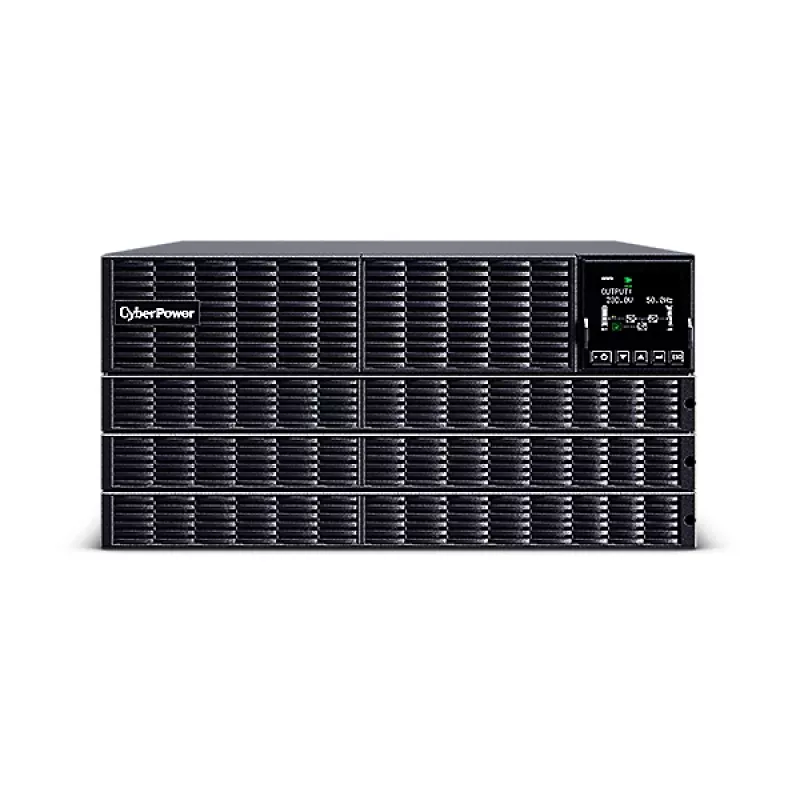 UPS CYBERPOWER OLS6KERT5U dupla conversão (online) 6 kVA / 6000 W, 9 saídas AC, torre, preto