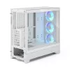Caixa de PC Midi Tower Fractal Design Pop 2 Air White TG RGB – ATX/Micro-ATX/Mini-ITX, vidro temperado, 3 ventoinhas frontais de 120 mm