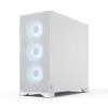 Caixa de PC Midi Tower Fractal Design Pop 2 Air White TG RGB – ATX/Micro-ATX/Mini-ITX, vidro temperado, 3 ventoinhas frontais de 120 mm
