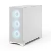 Caixa de PC Midi Tower Fractal Design Pop 2 Air White TG RGB – ATX/Micro-ATX/Mini-ITX, vidro temperado, 3 ventoinhas frontais de 120 mm