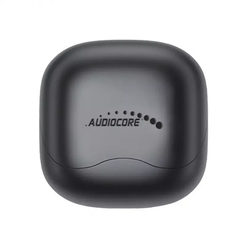 Auscultadores in-ear sem fios Audiocore AC591 PRO — ANC híbrido, ENC, 6 microfones, carregamento USB‑C, até 9 h de reprodução, compatível com Tuya, preto
