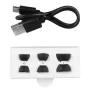 Auscultadores in-ear sem fios Audiocore AC591 PRO — ANC híbrido, ENC, 6 microfones, carregamento USB‑C, até 9 h de reprodução, compatível com Tuya, preto