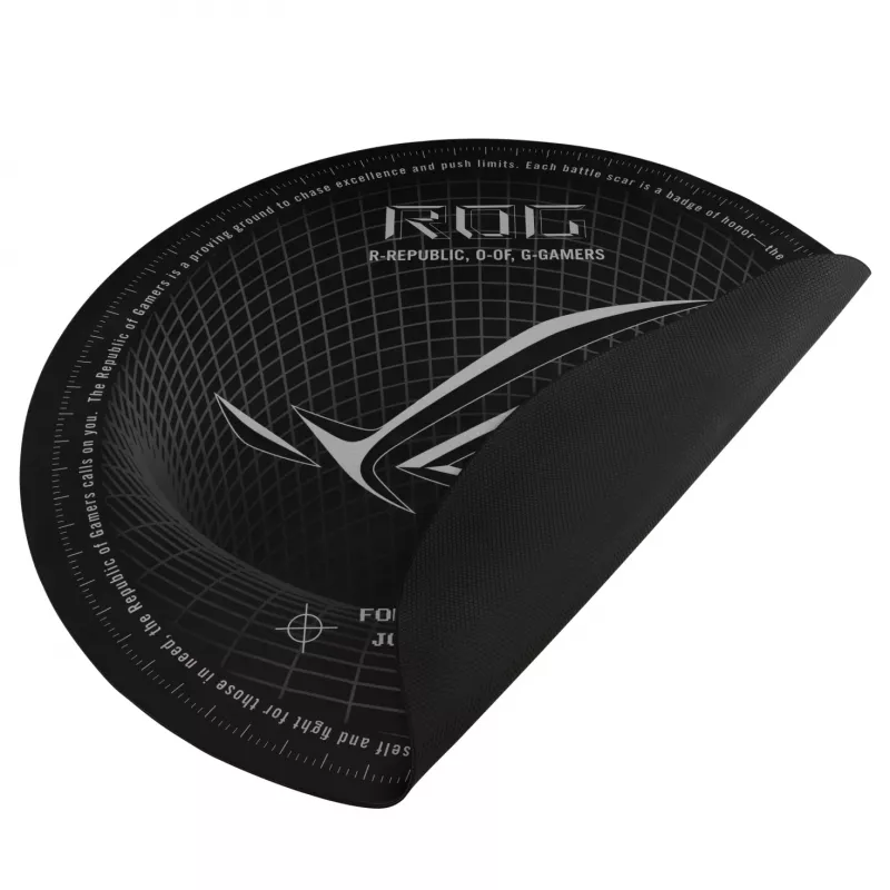 Tapete de proteção de pavimento ASUS ROG Cosmic Mat II OS111, redondo, diâmetro 117 cm, para cadeira de gaming ou de escritório