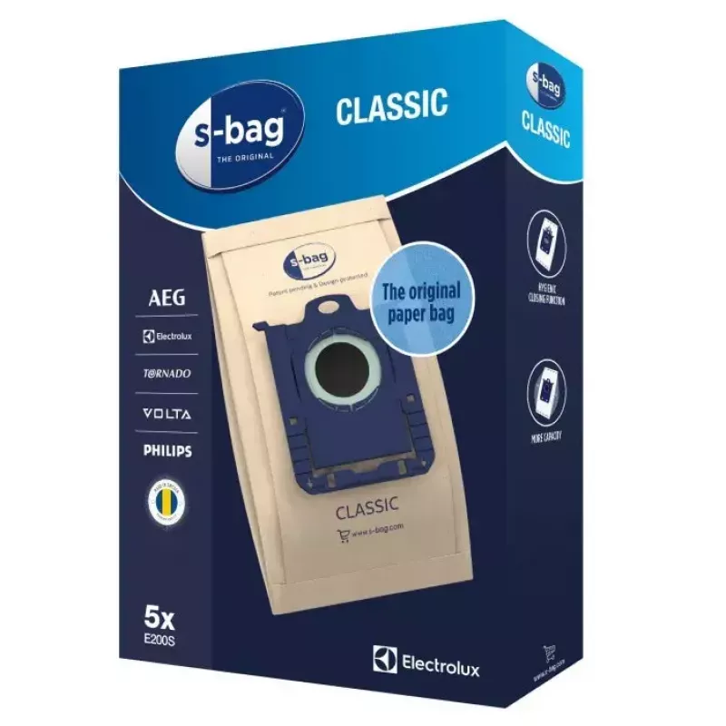 Electrolux E200S sacos para aspirador, 5 unid.