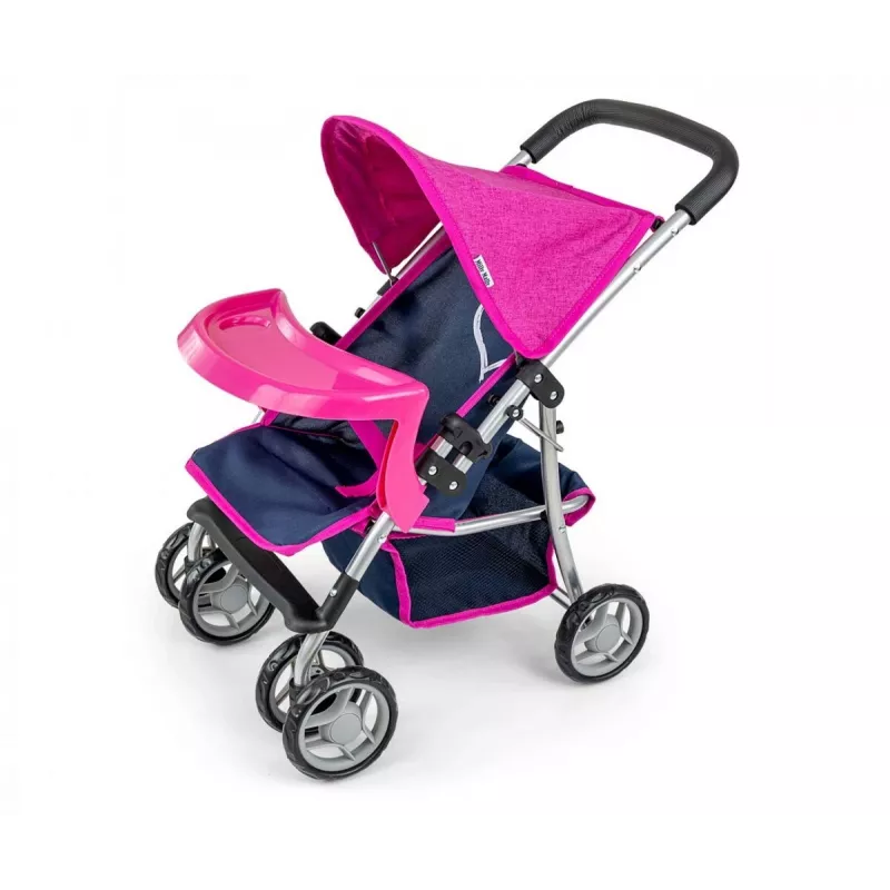 Carrinho de bebé milly mally Kate Prestige Navy – carrinho de bonecas, modelo 4752, azul-marinho