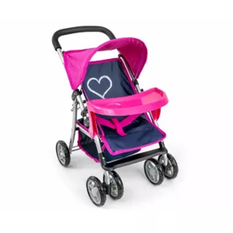 Carrinho de bebé milly mally Kate Prestige Navy – carrinho de bonecas, modelo 4752, azul-marinho