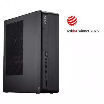 PC de secretária MSI PRO DP80 AI A2G-083XEU — Core Ultra 5 225, 16 GB RAM, 512 GB SSD, Intel UHD, AX211 Wi‑Fi 6E, sem sistema operativo, preto