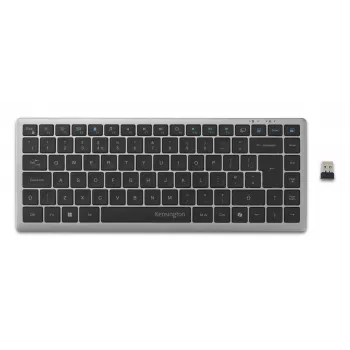 Teclado compacto Kensington KB435 EQ recarregável para vários dispositivos