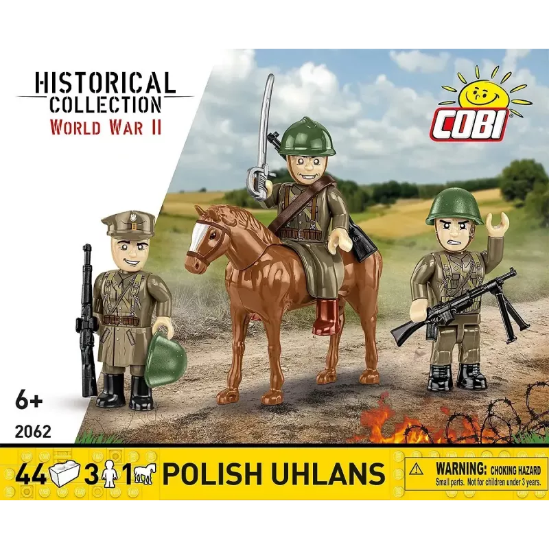 Cobi Blocks Ulanos Polacos conjunto de construção de 44 peças COIB-2062
