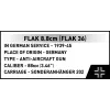 Cobi Blocks Sd.Kfz.8 com 8,8 cm Flak 36 conjunto de construção, 975 peças