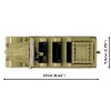 Cobi Blocks Sd.Kfz.8 com 8,8 cm Flak 36 conjunto de construção, 975 peças