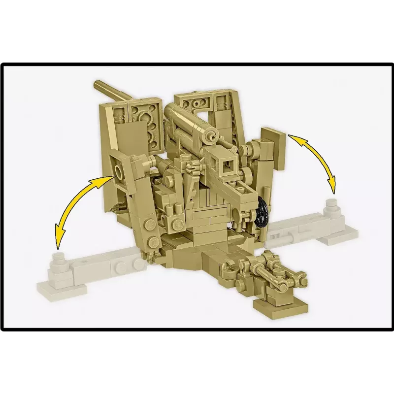 Cobi Blocks Sd.Kfz.8 com 8,8 cm Flak 36 conjunto de construção, 975 peças