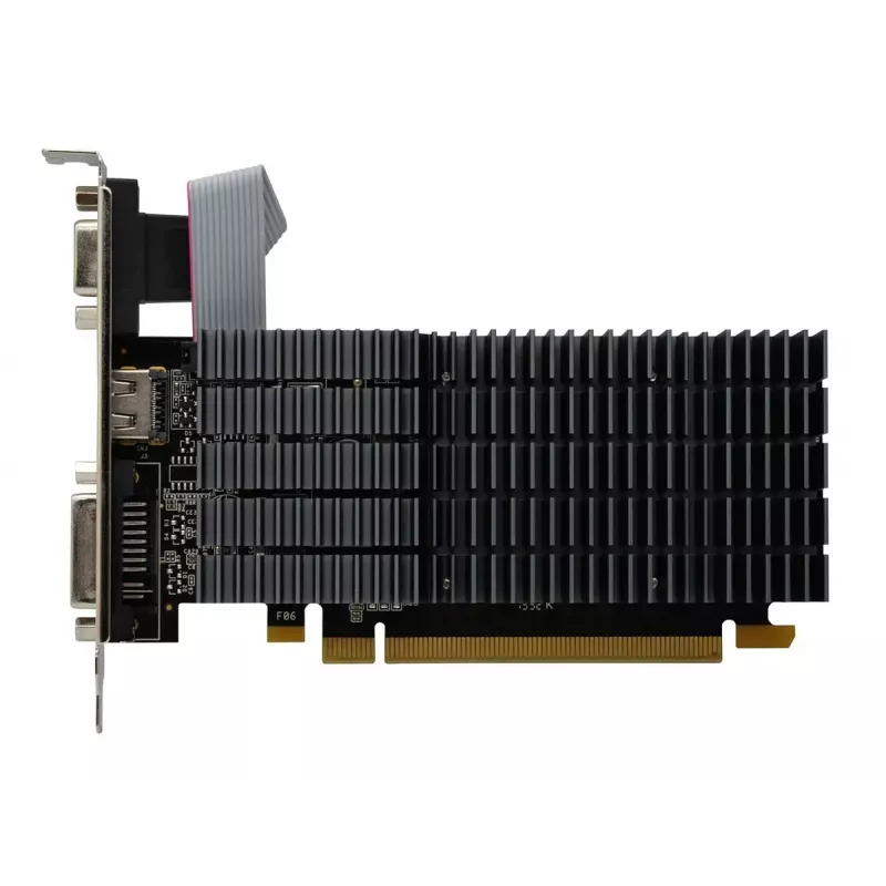 Placa gráfica AFOX Radeon HD 6450 2 GB DDR3 64-Bit DVI HDMI VGA Low Profile Passiva AF6450-2048D3L9-V2